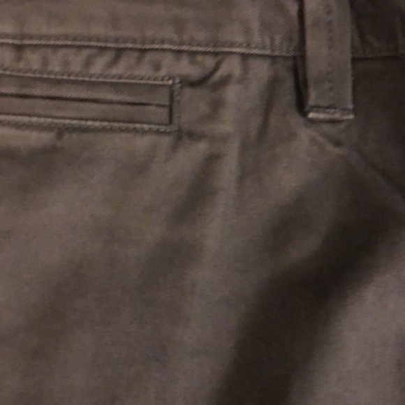 NWT Lands End Canvas Men’s Plain Front Straight Fit Steel Gray Chinos - 34 x 30 - Picture 5 of 15